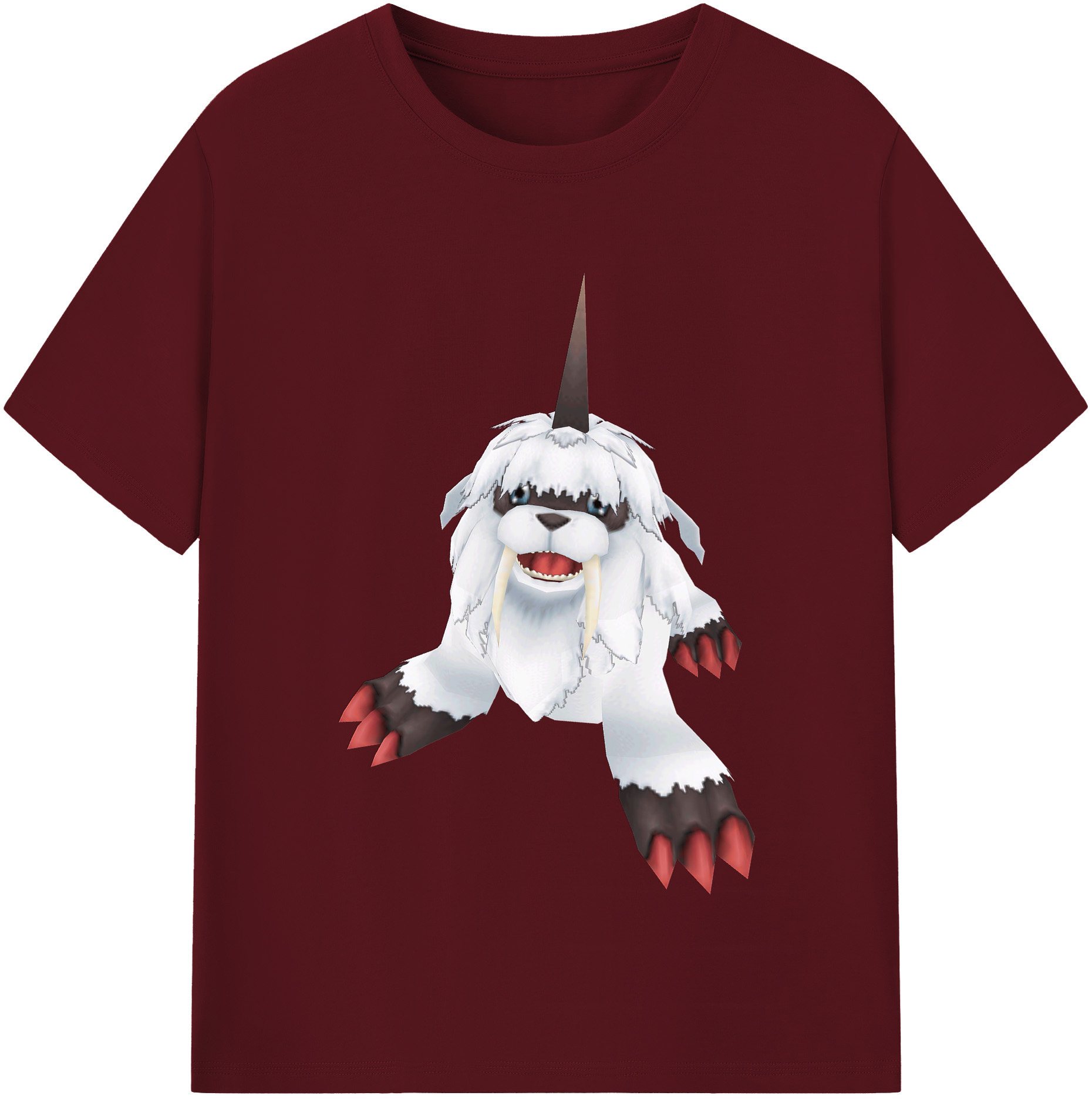 （画像用） Digimon デジタルモンスター/デジモン 綿100％半袖Tシャツ（フロントプリント）